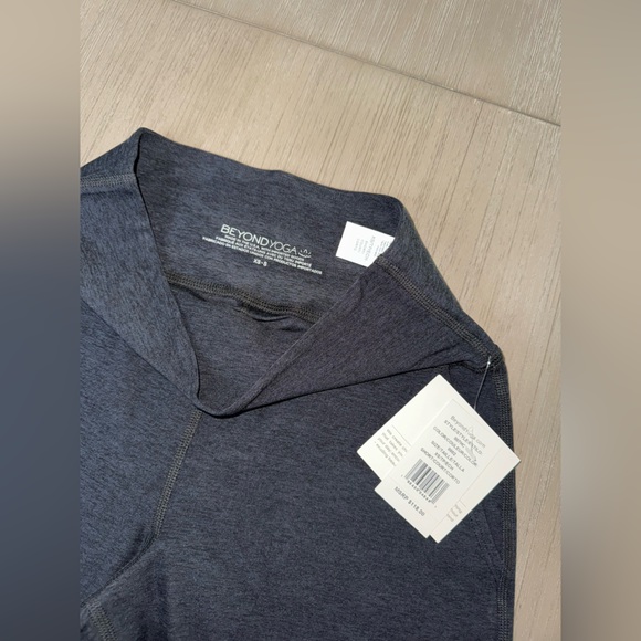 Beyond Yoga Charcoal Wide-Leg Pants - Picture 3 of 12